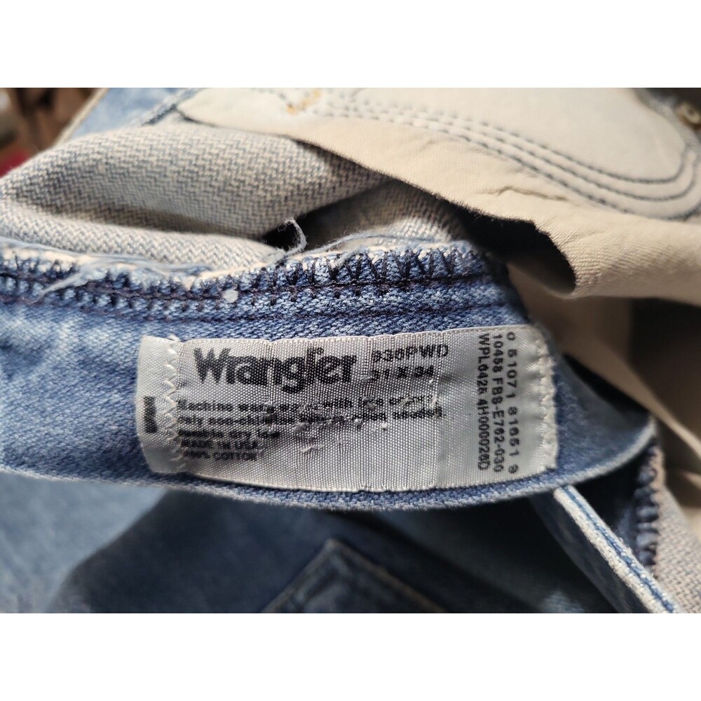 Lot of 3 Vintage Wrangler 936 Cowboy Cut Slim Fit Jeans 31x34 Blue Denim Bundle - Picture 11 of 16